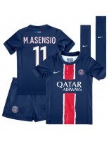 Paris Saint-Germain Marco Asensio #11 Domácí dres pro děti 2024-25 Krátký Rukáv (+ trenýrky)